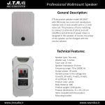 بلندگو  دکوراتیو جی تی ار jtr مدل 5050 - تصویر 2