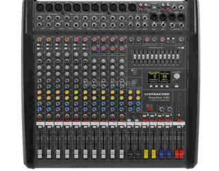پاورمیکسر دایناکورد Dynacord PowerMate 1000-3 سوپر گرید تایوانی با پنل مشکی و ۱۰ کانال