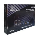 میکروفن بی سیم دو یقه ای پی وی Pv 302 - تصویر 2
