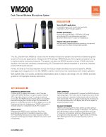 میکروفن بیسیم دو دستی جی بی ال Jbl Vm200 - تصویر 3