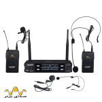 میکروفن بی سیم دو هدمیک ام پرو M.PRO 662BB