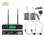 میکروفن بی‌سیم هدمیک DynaPro U8 با گیرنده و فرستنده دستی – سیستم UHF حرفه‌ای تک کانال